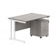 Core Desk With Underdesk Pedestal